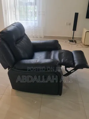 6 Leather Recliner Sofa Set
