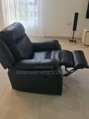 6 Leather Recliner Sofa Set