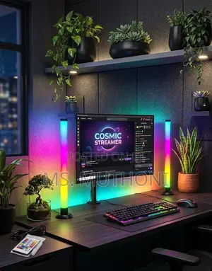 A Pair (30 Cm ) ChromaStream Ambient Desk Lamps