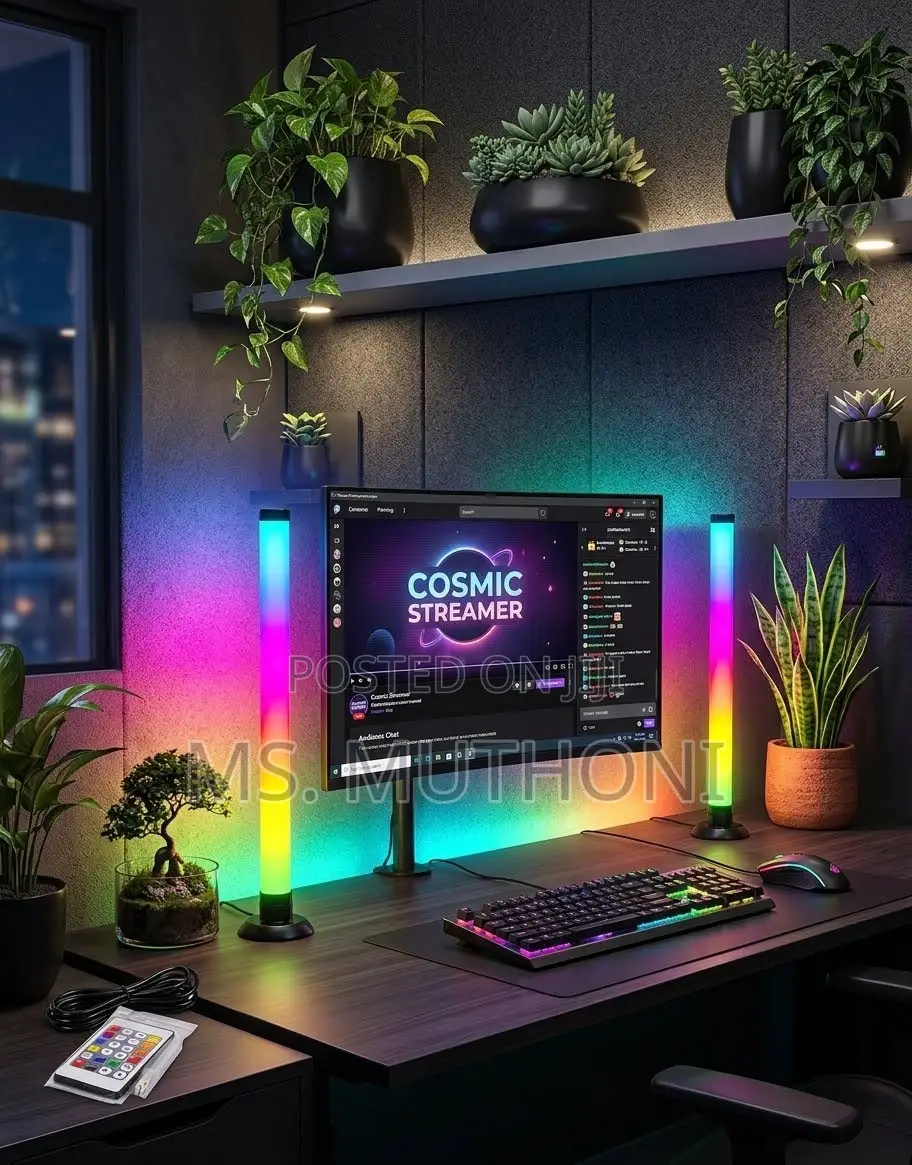 A Pair (30 Cm ) ChromaStream Ambient Desk Lamps