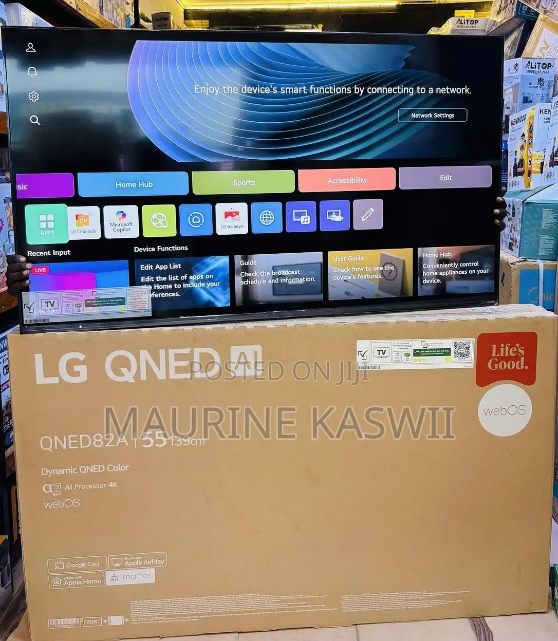LG Qned 82 55” HDR