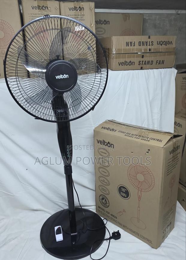 Velton Stand Fan With Remote Control - thumbnail 2