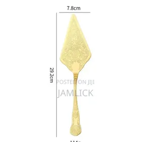 Gold Stainless Steel Cake Server Set – EL