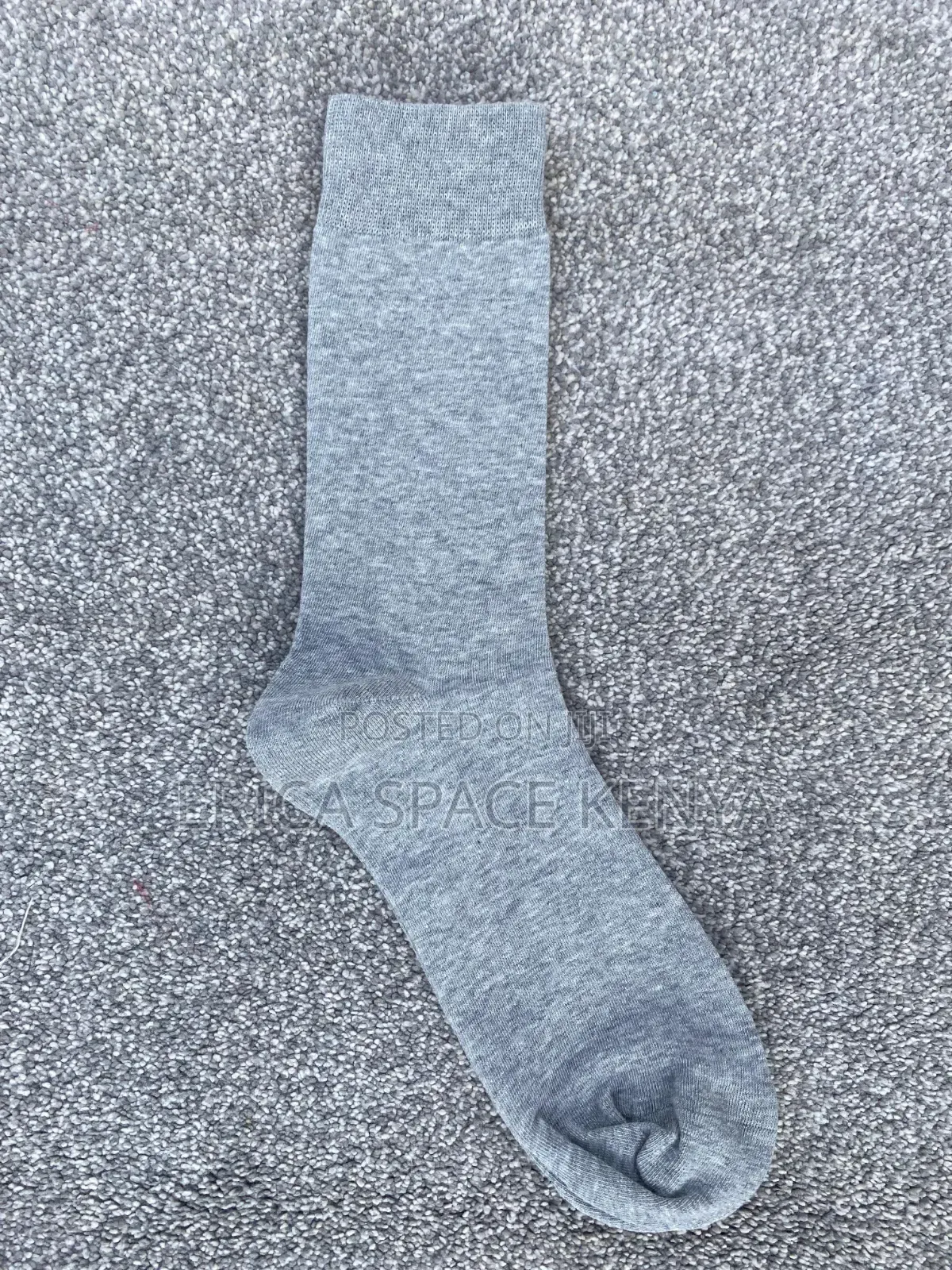 Classic Light Gray Cotton Socks