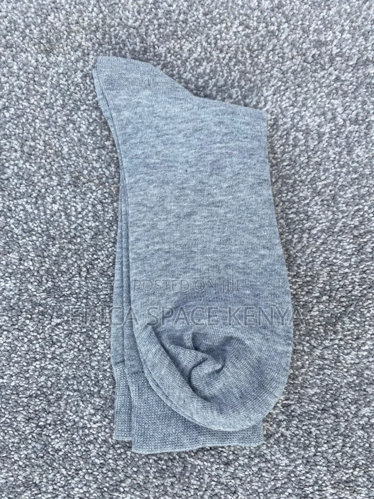 Classic Light Gray Cotton Socks