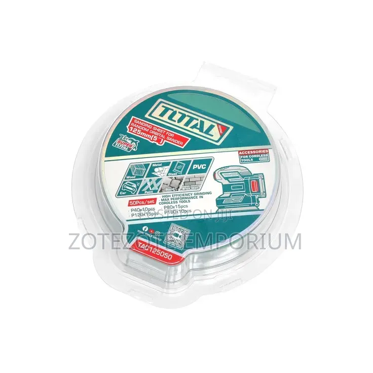 Total 125mm Sanding Sheet-5"