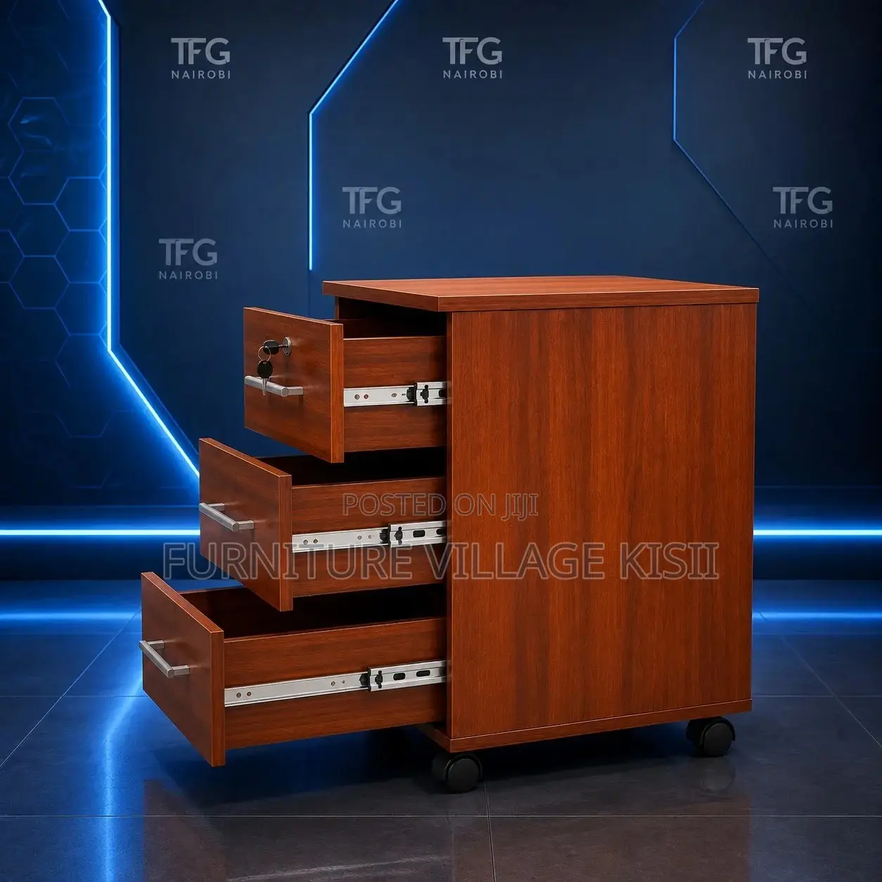 3-Drawer Office Cabinet