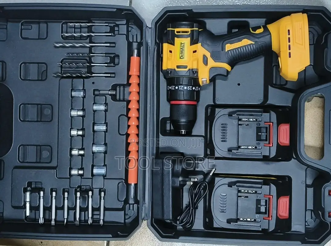 DeWalt 88V Max Cordless Drill Set/DeWalt Heavy-Duty Drill & Bit Kit