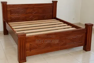 5x6 Mahogany Solid Bed