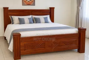 5x6 Mahogany Solid Bed