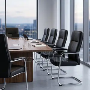 Office Chairs; Leather Executive High Back Office Visitor Chairs