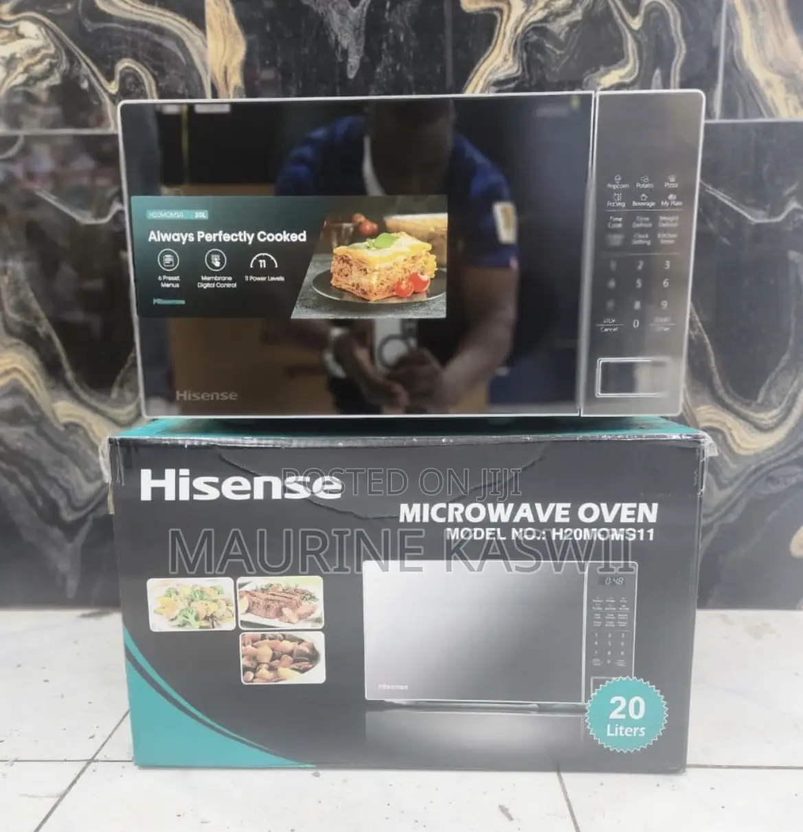 Hisense Silver Microwave 20l Smart