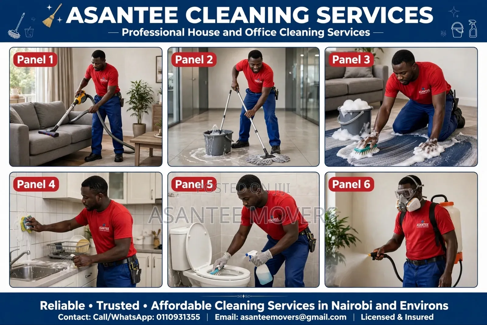 A Reliable and Trusted Cleaning Services Offer in Nairobi