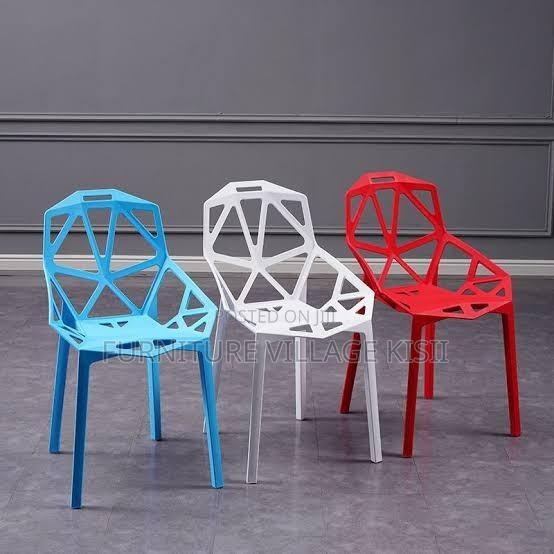 Modern Stackable Plastic Chair - thumbnail 4