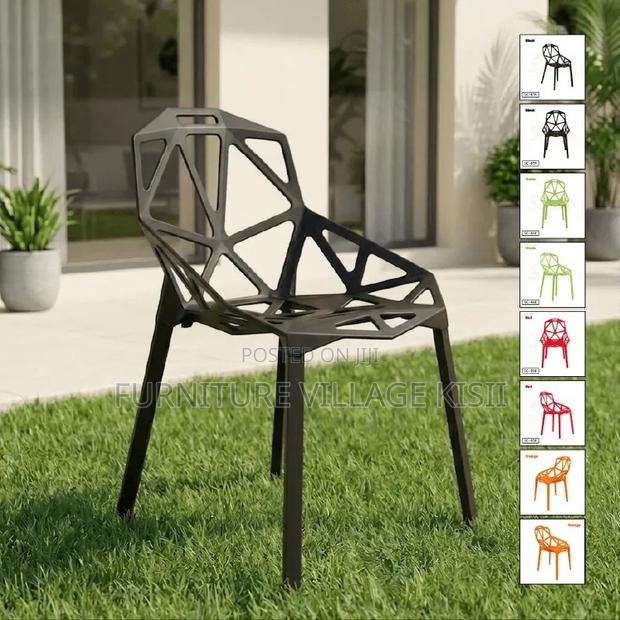 Modern Stackable Plastic Chair - thumbnail 6