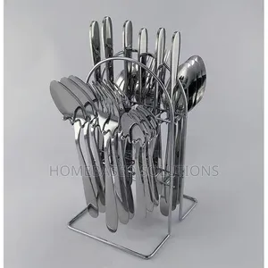 Premium 24pcs Silver Cutlery Set