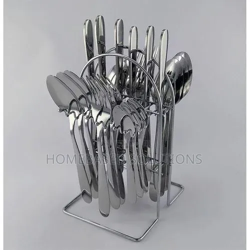 Premium 24pcs Silver Cutlery Set