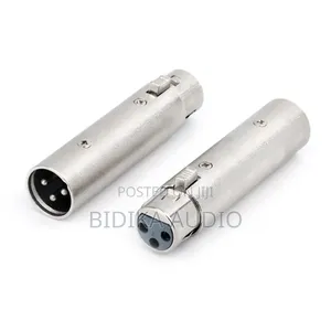 3-Core XLR Male Female Butt Joint Connector Can-Non