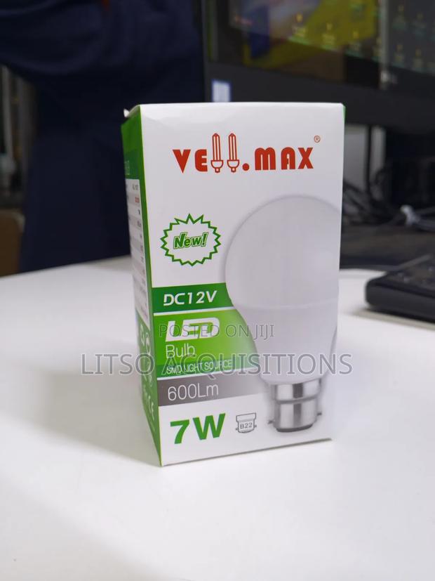 Vellmax 7W DC 12V LED Bulb B22 – 600 Lumens