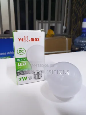 Vellmax 7W DC 12V LED Bulb B22 – 600 Lumens