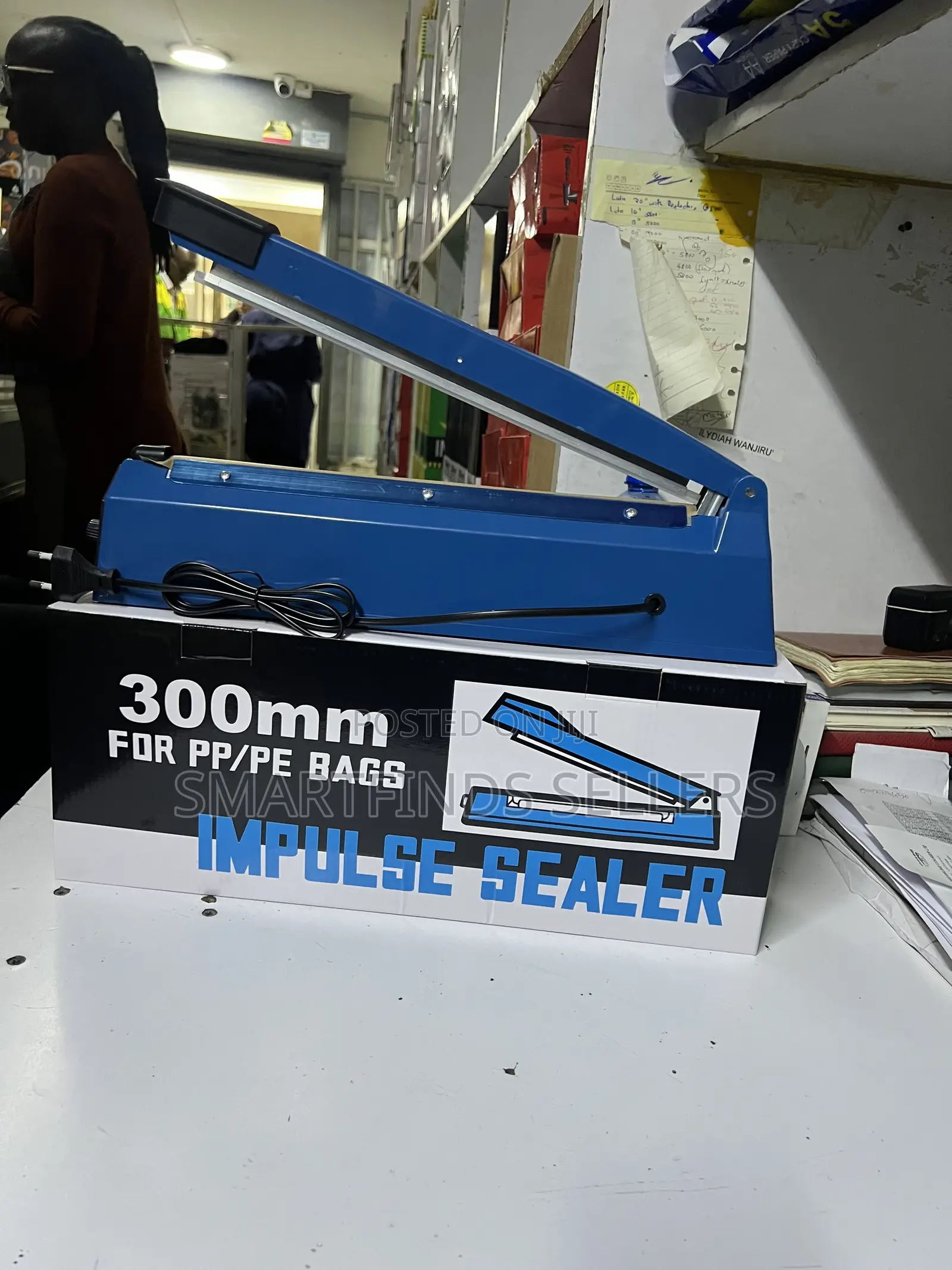 Portable 300mm Plastic Bag Sealing Machine With Heat Control