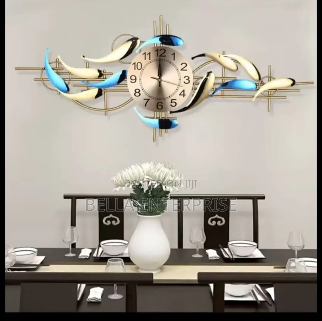 3D Creative Iron Wall Clock,home Decor