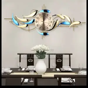 3D Creative Iron Wall Clock,home Decor