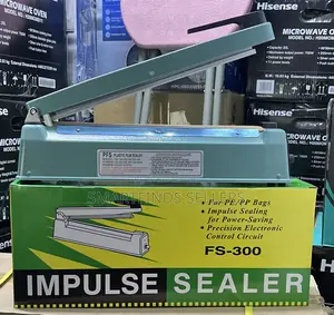 300mm Metallic Impulse Heat Sealer Machine for Plastic Bags