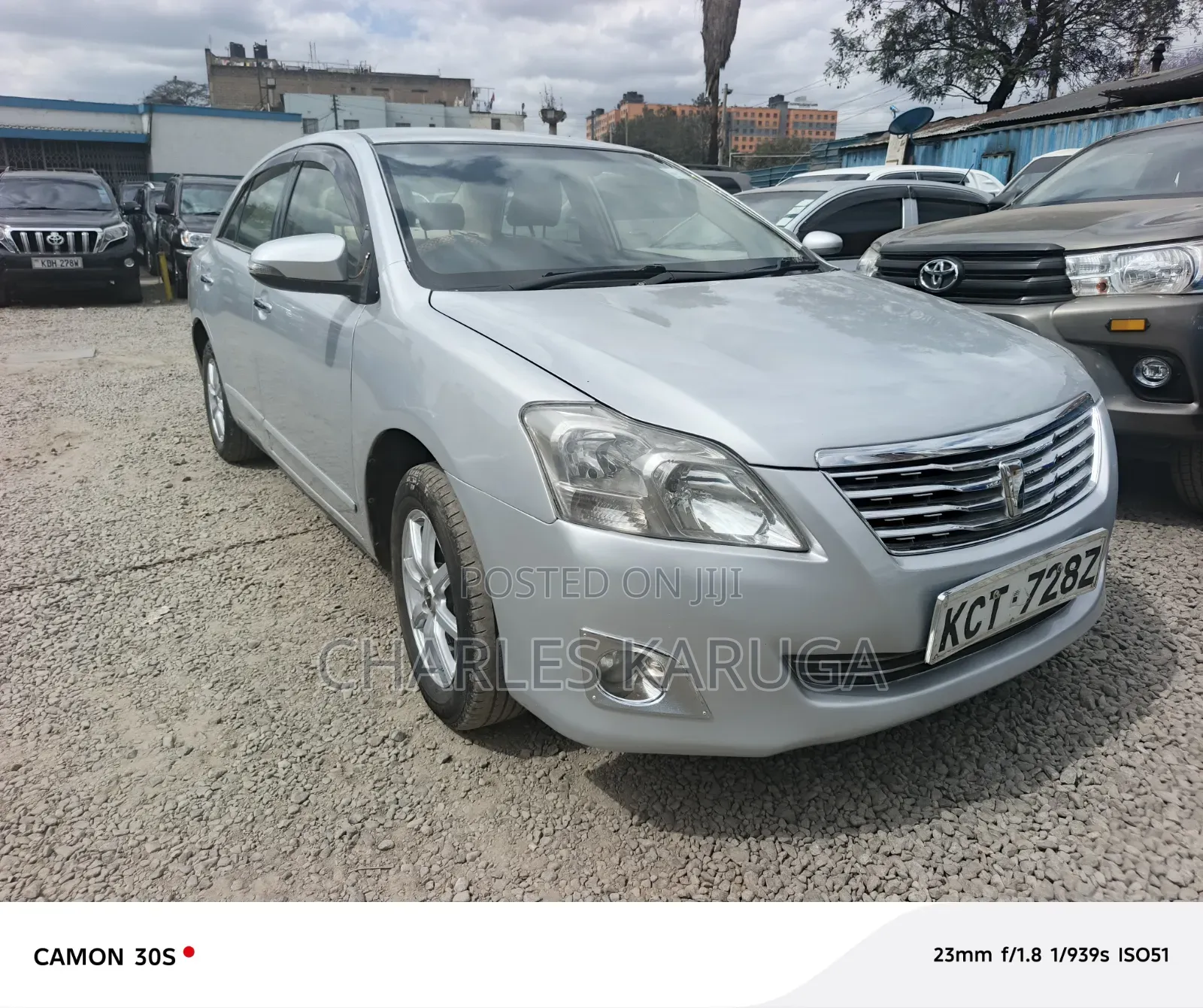 Toyota Premio 2012 Silver