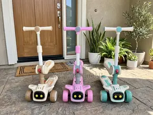 3-in-1 Adaptive / Convertible Toddler Glow-Scooter