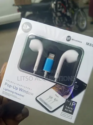 Wired Lightning Earphones for iPhone 7/8/X/11– Pop-Up Window Headset