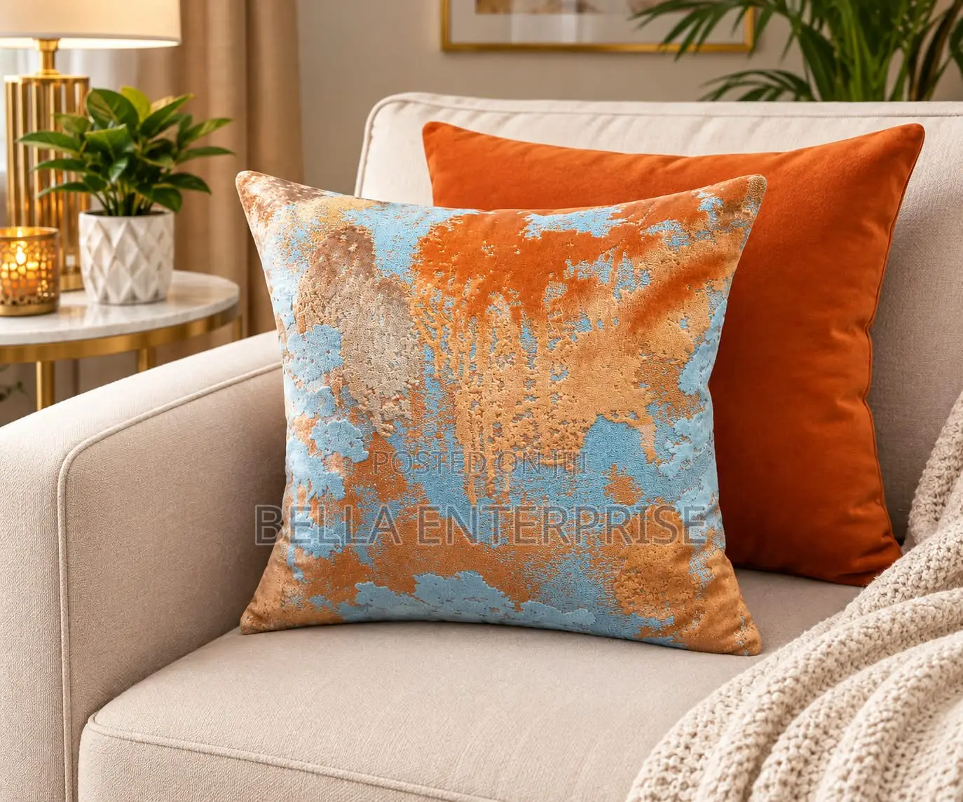 Elegant Throw Pillow coversSize 45*45 cm