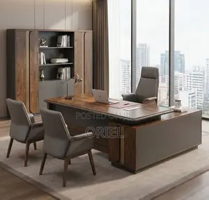 Office Desk : L-Shaped Workstation 1.8M Desk