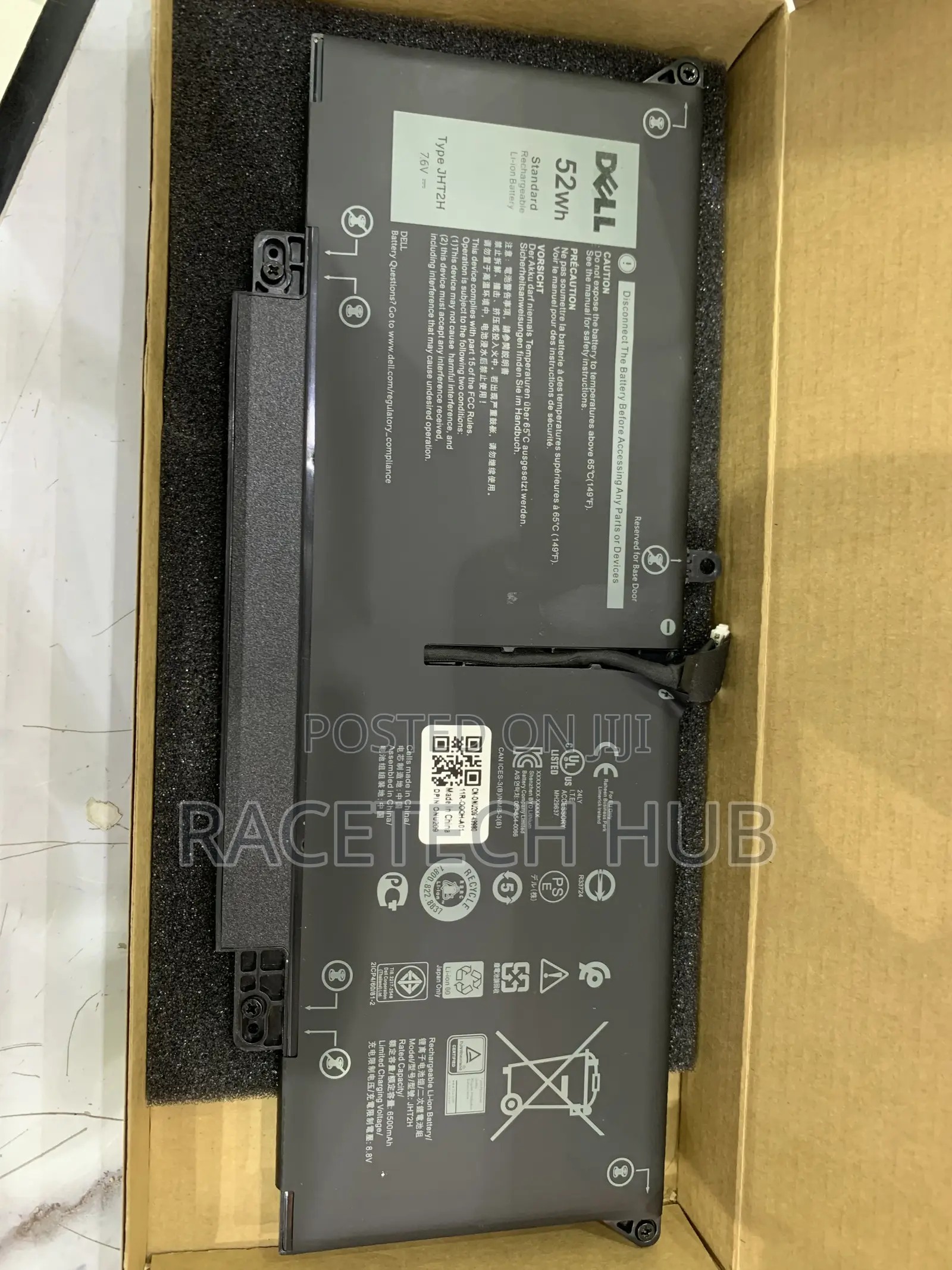 Jht2h Original Dell Battery