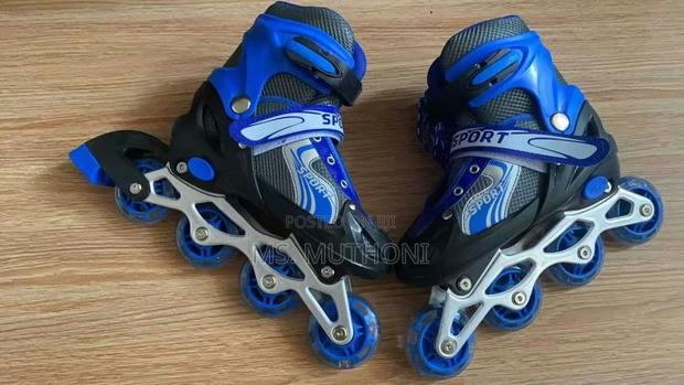Adjustable Kids' Inline Skates With a Hard-Boot Structure - thumbnail 4