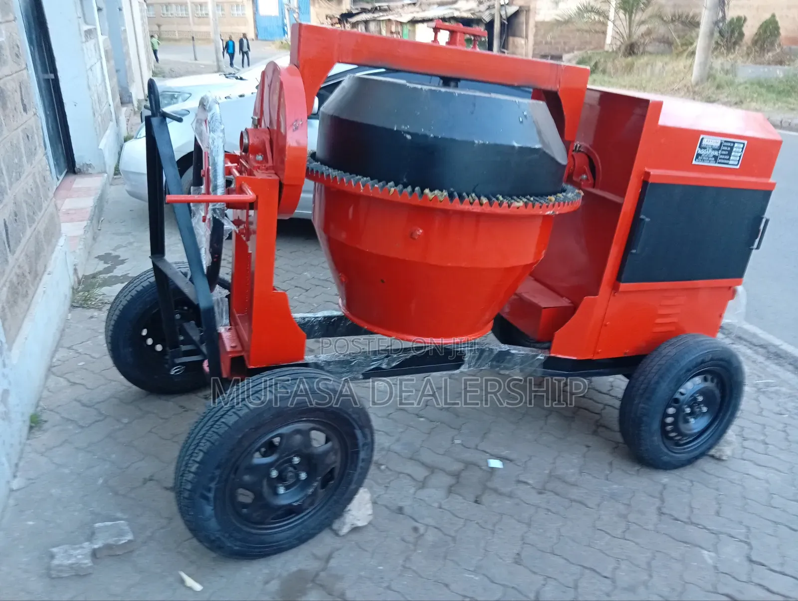Diesel-Driven Concrete Mixer 8Hosepower