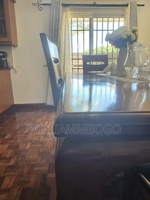 Dining Set 6 Seater ( Real Mahogany)