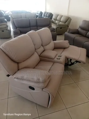 Two Seater Light Brown Luxurious King Size Recliner