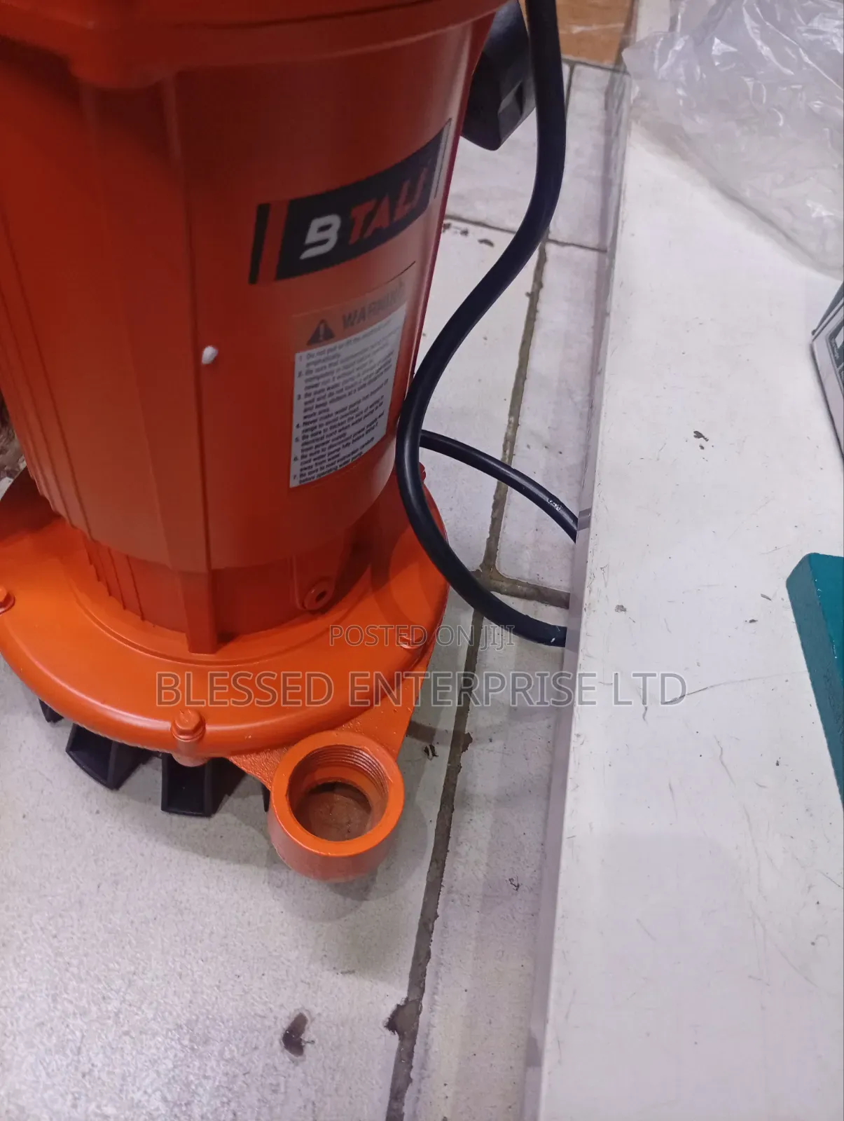 32 Meter Maximum Head 1hp Submersible Water Pump