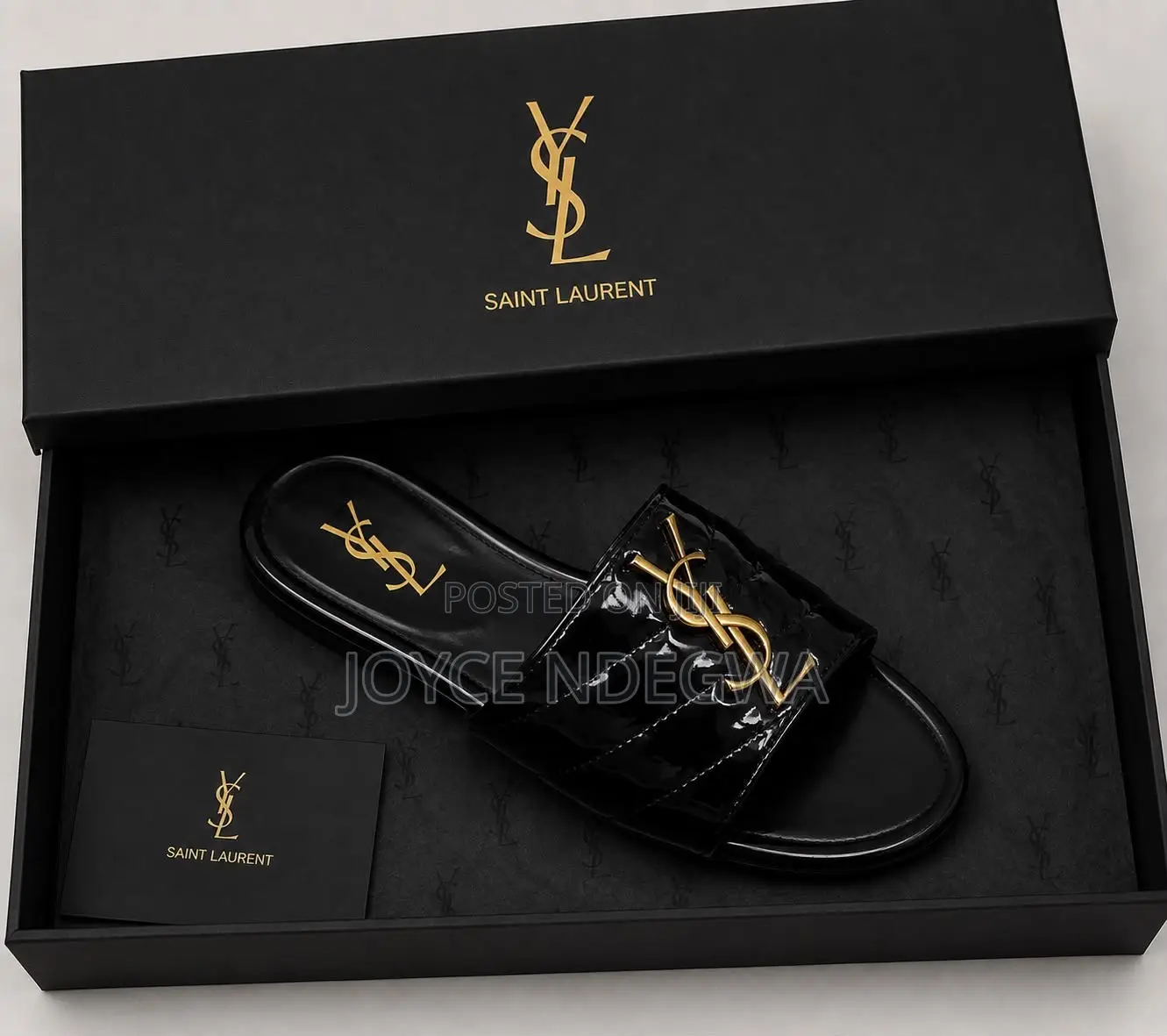 YSL Boxed Sandals