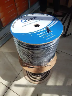 Cat6 Outdoor Network Cable QVEX Double Jacket 305m