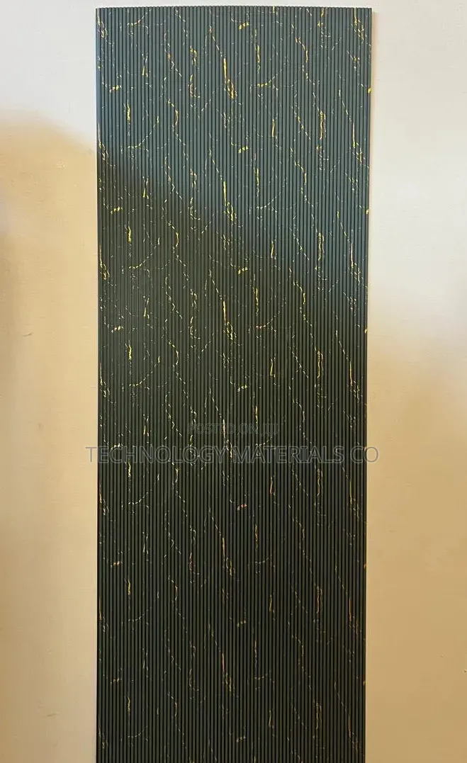 Luxury Black & Gold PS Wall Panels | Modern Decorative Wall Cladding