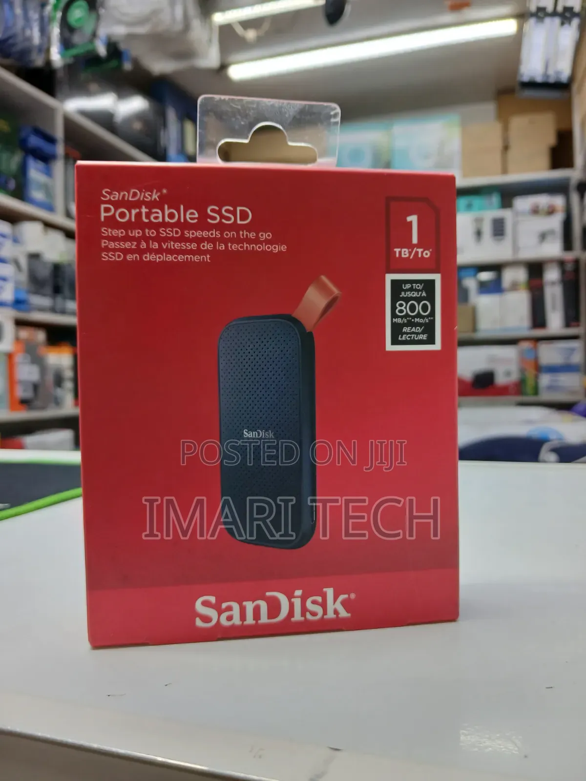 SanDisk 1TB Portable SSD – Up to 800mb/S, USB-C, USB 3.2 Gen 2