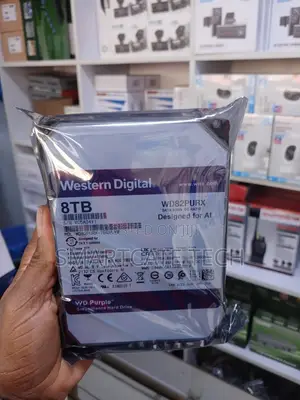Western Digital WD Purple 8TB HDD for CCTV Cameras