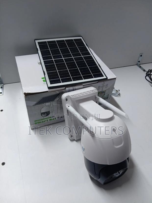 Single Lens 4G Solar CCTV Camera for Construction Site Security - main view