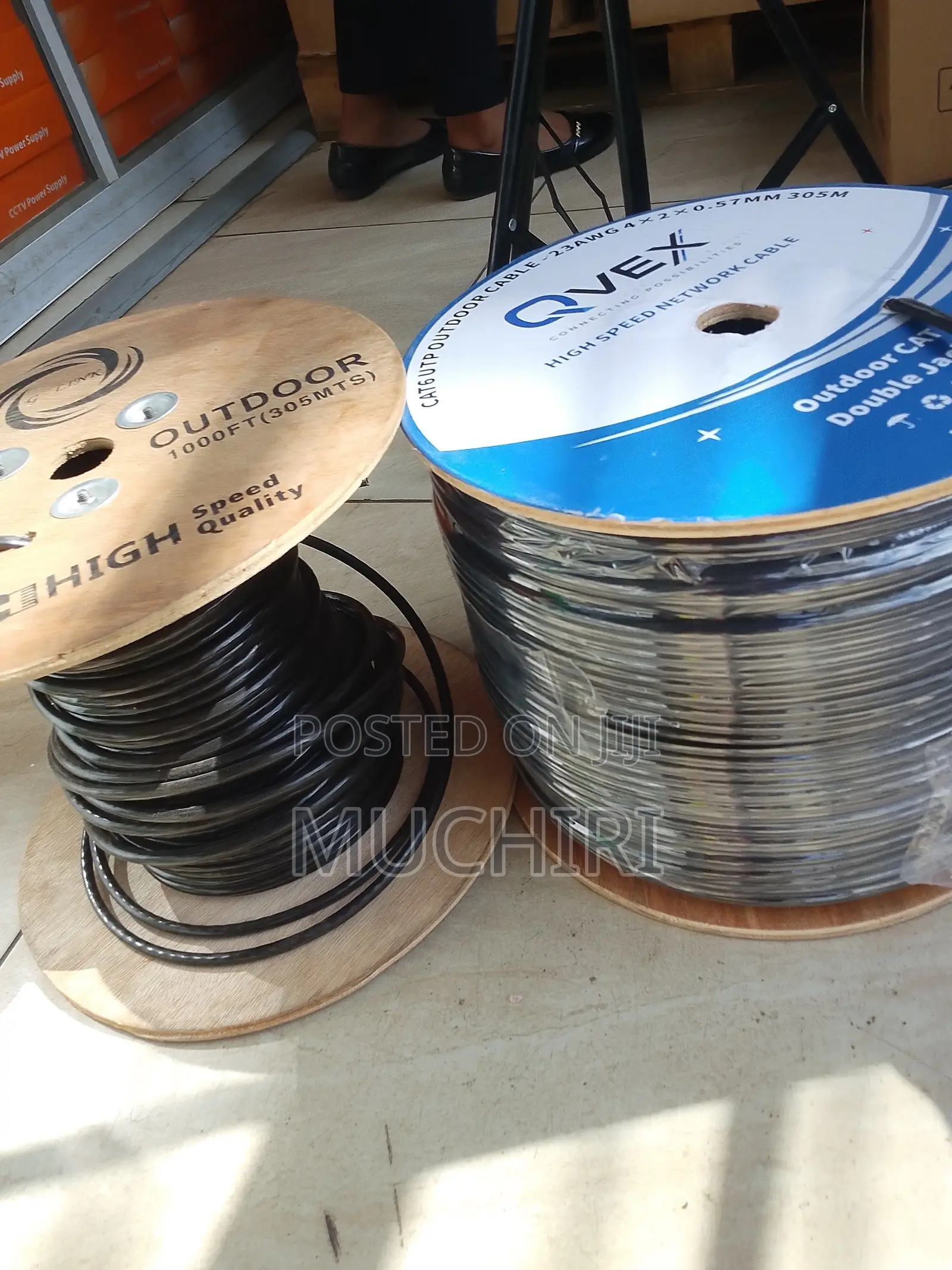 UV Protected Outdoor LAN Cable Cat6 QVEX