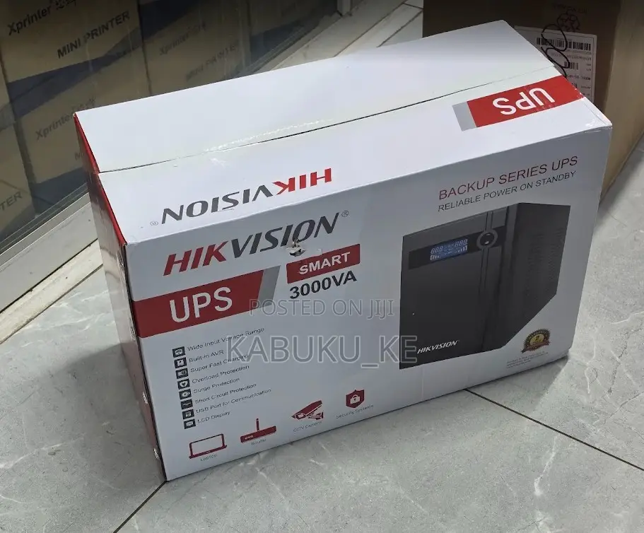 Hikvision 3KVA 3000VA UPS – Continuous Power Backup System