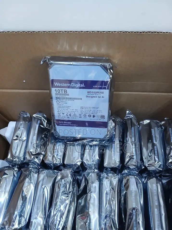 Western Digital WD Purple 10TB Surveillance Hard Drive