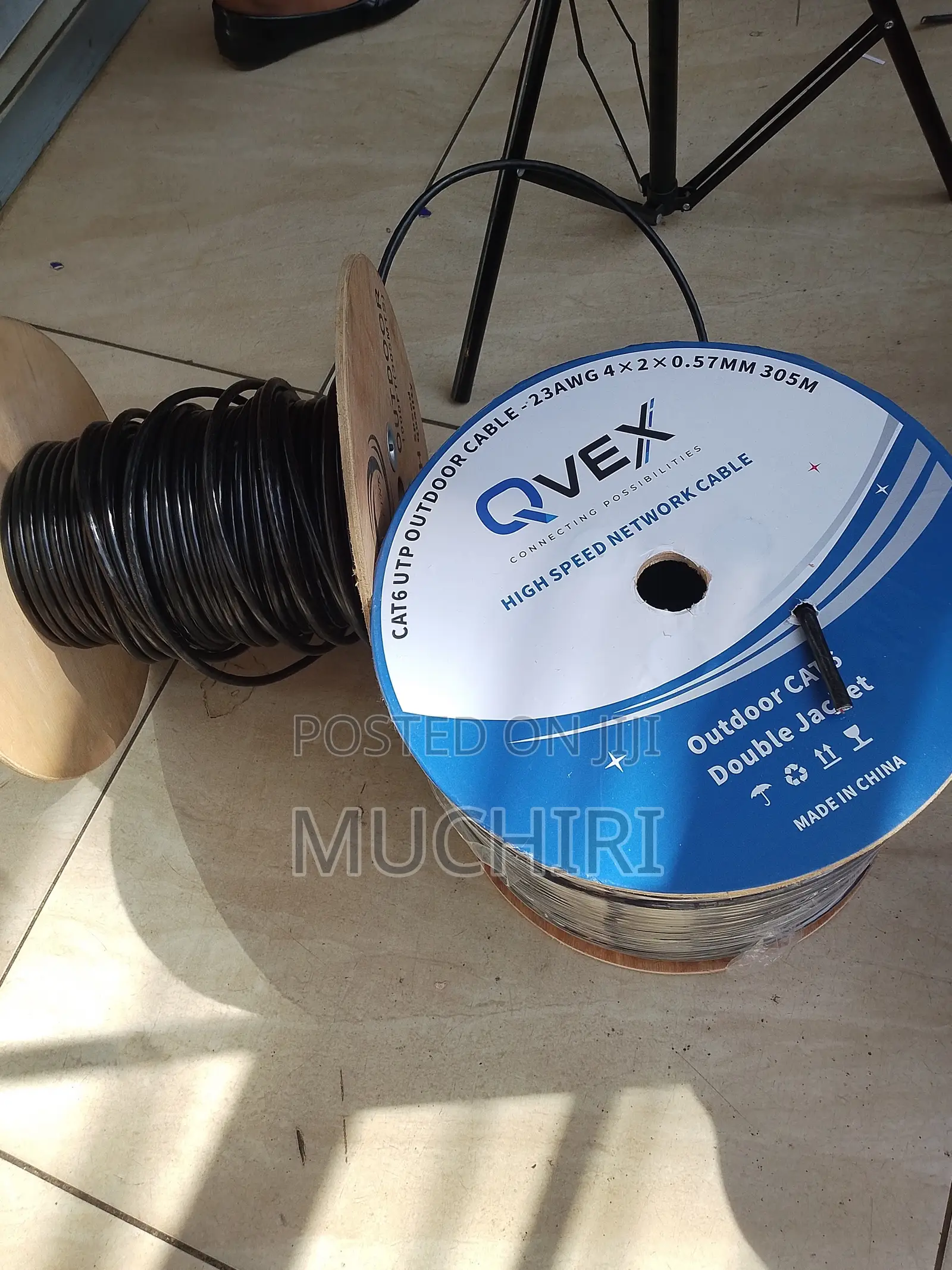 UV Shielded Cat6 Cable for CCTV and Networking