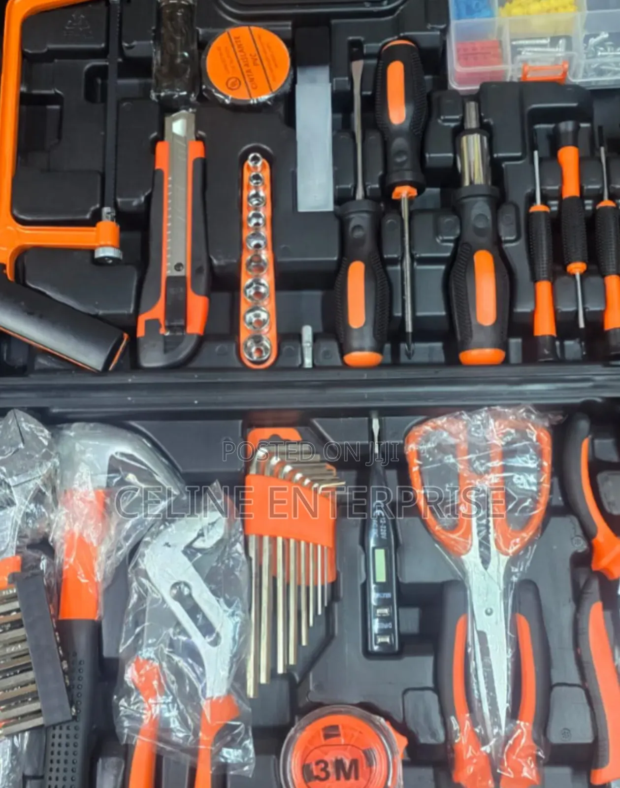 Professional Electrician Hand Tool Set – 118 Pieces